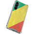 Republic of the Congo Flag Distressed Galaxy S23 FE Clear Case